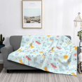 thumbnail image 2 of Yiaed Space With Dino Astronauts Print Blanket Throw Blanket Soft Cozy Flannel Blanket for Home Bed Sofa Couch Chair-40"x30", 2 of 6