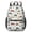 Tractor and Trucks, variant on Tractor and Stars White Pattern 17" School Backpacks for Teens,Waterproof Oxford Fabric,S-Shape Padded Straps for School,Travel,Hiking,Camping
