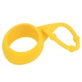 thumbnail image 3 of Soporte para pelota de golf de silicona, cubierta protectora suave, resistente a caídas, llavero de cintura, soporte para mochila, color amarillo, 3 of 10