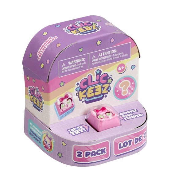 Clickeez S1 - 2-pack- Character Keyboard Keys that Click & Clack
