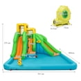 thumbnail image 3 of Parque Acuático Inflable Costway con Soplador 480W Multicolor 400 x 361 x 255 cm, 3 of 10
