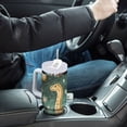 thumbnail image 4 of Yayeee 30oz Stainless Steel Tumbler with Straw and Handle Double-Wall Insulated Travel Water Bottle, Dinosaur with Stars, 4 of 8