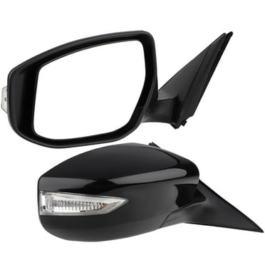 cciyu Left and Right Side Mirrors for 2013 2014 2015 2016 2017 2018 For NISSAN ALTIMA Black Power Adjusted Heat Smooth Turn Indicator Replacement Side View Mirror - NI1320225