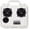 White, variant on Demerbox DB2 Speakers, Uyuni White