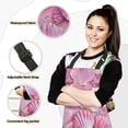 thumbnail image 2 of 3d Seashells 5 Pcs Kitchen Set Heat Resistant Oven Mitts and Non-Slip Pot Holders with Adjustable Cooking Apron, 2 of 6