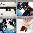 thumbnail image 4 of Easter Insulated Double-Layered Lunch Bag with Two Compartments - Large Capacity Hand-Carry Meal Bags for Insulation and Refrigeration - 7.1x11.4x16.1 inches, 4 of 6