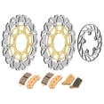 thumbnail image 2 of Front Rear Brake Rotors + Pads for Suzuki GSXR750 GSXR600 11-21/ GSXR1000 12-16, 2 of 2