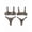 Black Panther Print, variant on Women'S Boho Triangle Thong Bikini Sets Cheetah Bathing Suit Swimsuits Black S