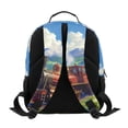 thumbnail image 5 of KUIFORTI Red Train Toddler Backpack Boys Kids School Bag with Multiple Organizer Pockets Adjustable Straps 13.5 Inch for Preschool Kindergarten Back to School Gifts, 5 of 7