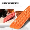 thumbnail image 4 of X-BULL Traction Track Traction Boards Kits Recovery Track 2PCS Sand Mud Snow Track Tire Ladder 4WD with Bag+Hardware Orange 3.0, 4 of 15