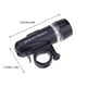 thumbnail image 3 of Faro delantero para bicicleta de 5 LED, luz trasera superbrillante, resistente al agua y a los golpes, ideal para ciclismo nocturno, seguridad, superficie reflectante, ciclismo de carretera,, 3 of 9