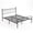 Full/53.94 x 74.80 x 42.72 inch, variant on Alvantor Metal Platform Bed Frame, Classic Iron Art Headboard & Footboard, Stable & Noiseless, 11.9 Inch Under Bed Storage, No Box Spring Needed, Easy Assembly, Black