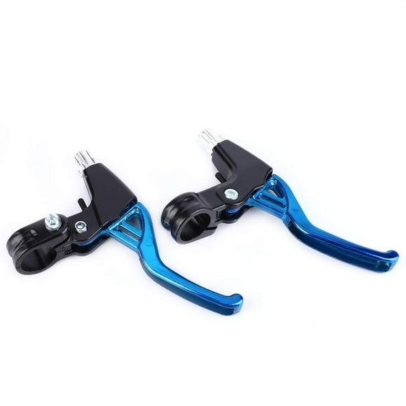 Leviers de Frein, 1 Paire de Poignées de Niveau de Frein de Vélo, Poignées de Niveau de Frein de Vélo en Alliage d'Aluminium pour Vélos de Montagne Pliants (Bleu)