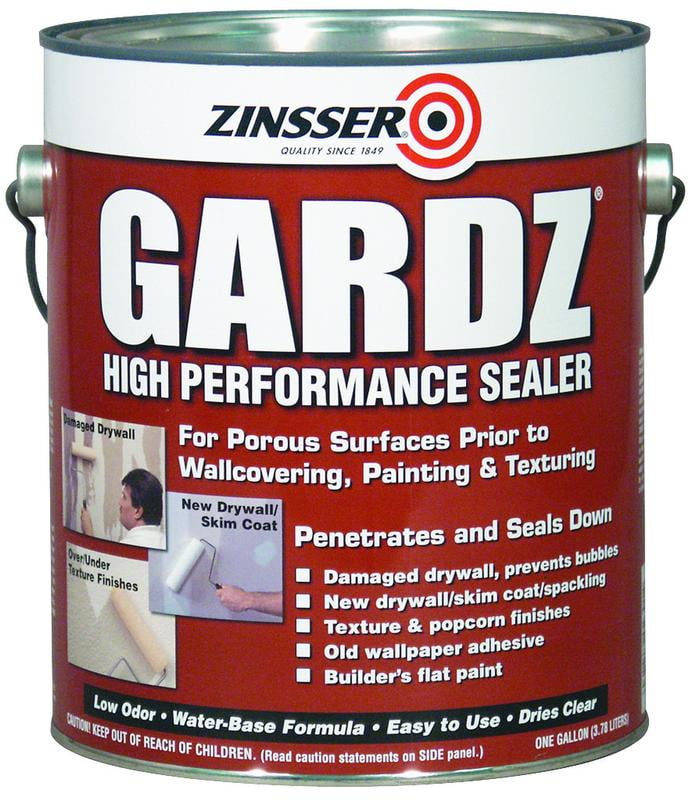 New Zinsser 02301 Gardz Problem Surface Sealer WaterBased Clear Gallon