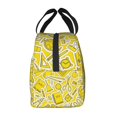 thumbnail image 5 of ZICANCN Insulated Lunch Bag for Women Men, Geometric Yellow Background Reusable Cute Lunch Bags for Picnic School Work Office, 5 of 8