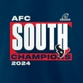 thumbnail image 4 of Men's Fanatics  Navy Houston Texans 2024 AFC South Division Champions Big & Tall Conquer T-Shirt, 4 of 4