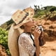 thumbnail image 2 of Sombrero de vaquero Sunnimix de paja occidental vintage beige, 2 of 8