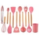 thumbnail image 1 of Toystoory Juego de utensilios de cocina de 12 piezas, mangos de de silicona, cepillo de aceite, garra de espagueti, utensilios de cocina para el Cocina y Comedor Rosa Toystoory HA028300-06, 1 of 6