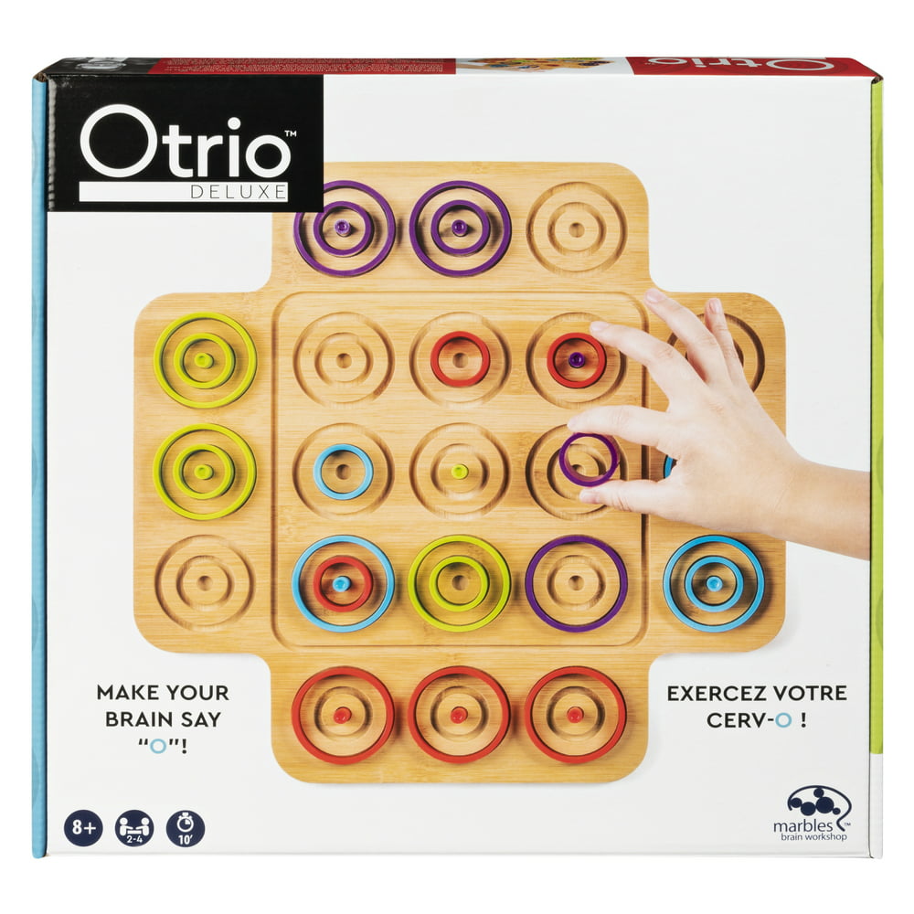 Otrio StrategyBased Board Game, for Adults, Families, and Kids Ages 8