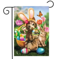 Briarwood Lane Bunny In Training Easter Garden Flag