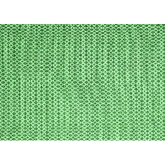Ahgly Company Indoor Rectangle Abstract Emerald Green Contemporary Area Rugs, 5' x 8'