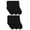 Black, variant on Boys Rib Dress School Uniform Crew Socks 6 Pair Pack