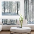 thumbnail image 1 of Arbres d'Hiver Rétroéclairés par le Soleil du Matin - Grande Impression sur Toile de Forêt, 1 of 4
