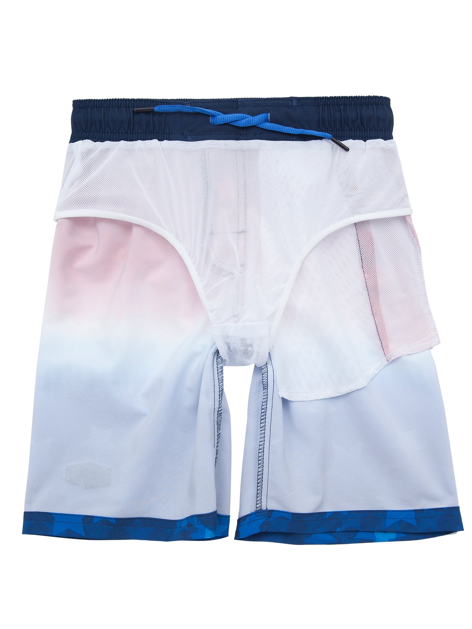 Rokka&Rolla Boys' Quick Dry Board Shorts Mesh Lined Swim Trunks, UPF 50+, Sizes 4-18