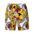 thumbnail image 4 of Lsque Mens Swim Trunks Cute Dog Pattern - Bathing Suit Compression Liner - Beach Swim Shorts Swimwear - (S-3XL) - Stretch Quick Dry -3X-Large, 4 of 9