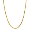 thumbnail image 1 of 14k 4.5mm D/C Rope with Lobster Clasp Chain in 14k Yellow Gold, 1 of 3