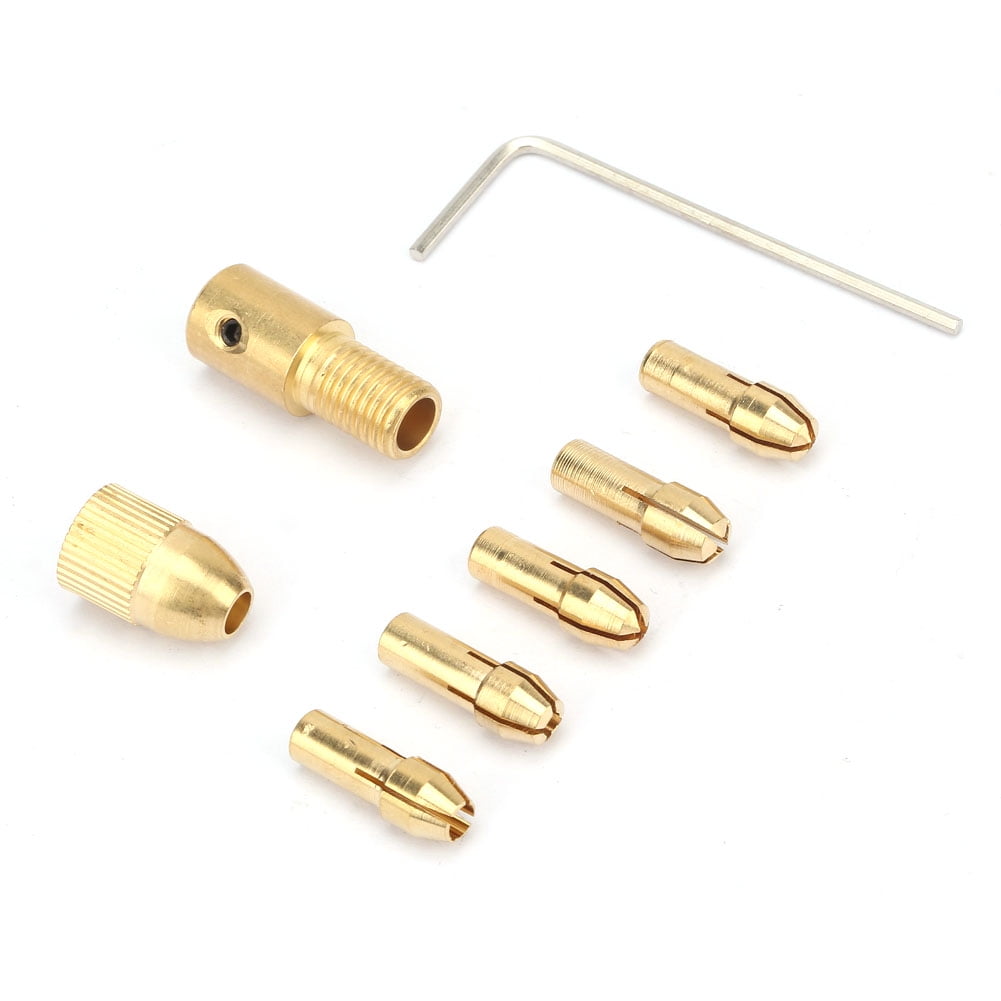 Jeu De 11 Mandrins En Laiton Pour Outil Rotatif (0.5-3.2mm) - Pinces De Serrage Pour Mini Perceuse, Dremel - 2