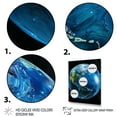 thumbnail image 3 of Designart "Blue Planet Earth III" Earth Wall Decor, 3 of 5