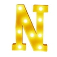thumbnail image 2 of EGNMCR LED Letter Lights Sign Light Up For Home Party Wedding Decoration Light Up Letters Alphabet Letter Sign Battery Powered For Christmas Birthday Party Decoration warning light, 2 of 4