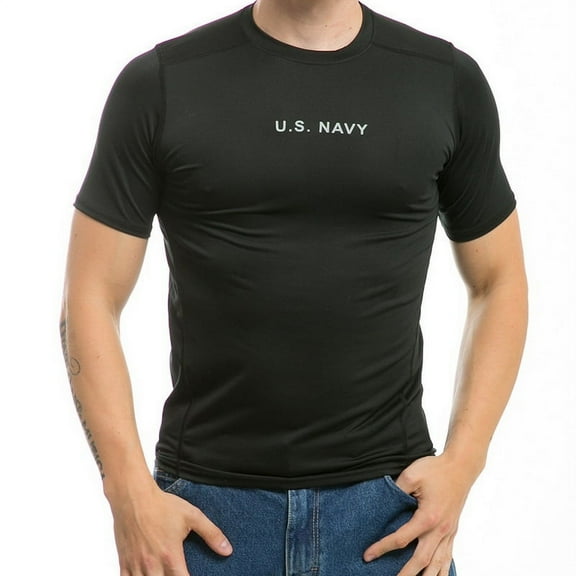 Rapid Dominance Navy RapidCool Performance Mens T-Shirt [Black - M]