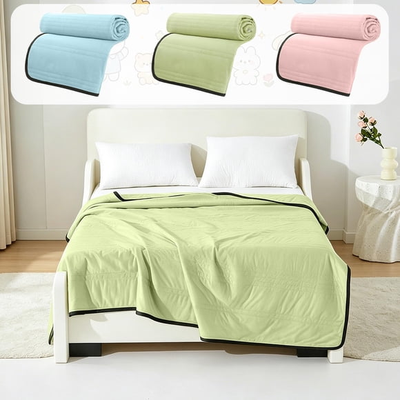 Yrmaups 3Pcs Summer Quilt for Adults, Breathable Air Conditioning Blanket, Soft Skin-Friendly Washable Bedding for Home, Office, Travel, Camping