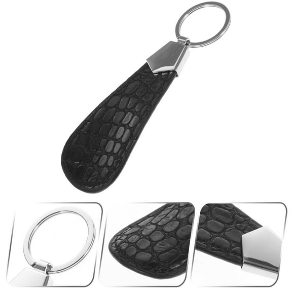 Portable Shoe Horn Keychain: Small Travel Shoehorn Shoe Extractor Shoe Helper with Key Ring Holder Shoe for Men