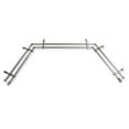 thumbnail image 3 of Lolani 13/16" Double Bay Window curtain rod Adjustable 20"-36", 38"-72" - Satin Nickel,(ABay-96-5D), 3 of 4