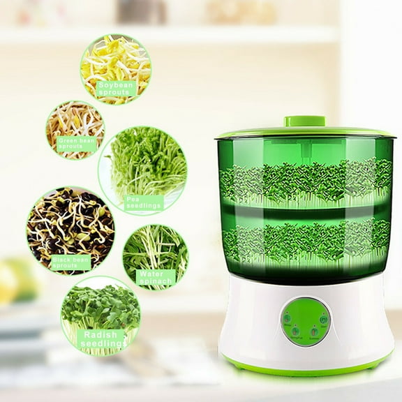 Household Automatic Bean Sprouts Machine 2 Layer Bean Seed Sprouter Machine Good