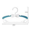 thumbnail image 4 of 15pcs Children Hanger Racks Telescopic Racks Portable Plastic Display Clothes Rails-Blue, 4 of 5
