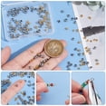 thumbnail image 5 of 160Pcs 2 Colors 304 Stainless Steel Crimp Beads Knot Covers Half Round Open Beads End Tip 3~4mm Metal Small Bead CoversDIY, 5 of 6