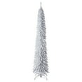 thumbnail image 6 of Home Heritage 7' 150 LED Pre-Lit Artificial Christmas Tinsel Tree, Silver, 6 of 12