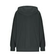 thumbnail image 5 of SuTry Women's Winter Casual Christmas Solid Round Neck Long Sleeve Pullover Blouse Sweatshirts for Holiday Easy to Pair Cozy Look(Gray#1,M), 5 of 5