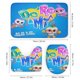 thumbnail image 3 of Do Re Mi-theme 4-Piece Shower Curtain Set with Rugs, Waterproof Bathroom Decor Set Includes Bath Mat, U-Shaped Rug, Toilet Lid Cover and Curtain with Hooks, 3 of 6