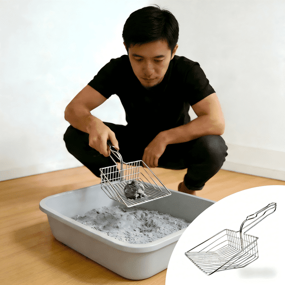 Cat Litter with Instant Sifting for Efficient Pet Waste Cleaning and Control