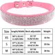 thumbnail image 2 of Collar de rosas para perros y gatos pequeños - Collar para perros con brillantes diamantes de imitación - Collar suave y ajustable para gatos (Talla S), 2 of 5