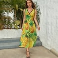thumbnail image 5 of Lunarable Pineapple Art Sleeveless Dress Women's Summer Suit Dresses for Women 2025 Luxury Party Dress, 5 of 7
