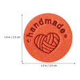 thumbnail image 4 of SHISUYAN Assorted Color Handmade Labels with Microfiber Leather Material 40 Pcs Soft Durable Clear Patterns, 4 of 8