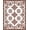 Brown, Pattern 2, variant on ODIKA 5x7 Machine Washable Non-Slip Area Rug, Paisley Scroll Easy Clean High Traffic Rug, Red, 486765