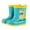 Green, variant on Busydd Boys Girls Rain Boots 3-13 Years Cute Unisex Toddler Shoes Non Slip Outdoor Teen Toddler Rain Boots Fashion Print Kids Shoes