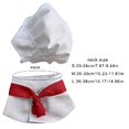 thumbnail image 5 of Zeiwohndc Dog Cats Chefs Costume Set Cosplay Halloweens Party Cook Outfit Pet Clothing, 5 of 13